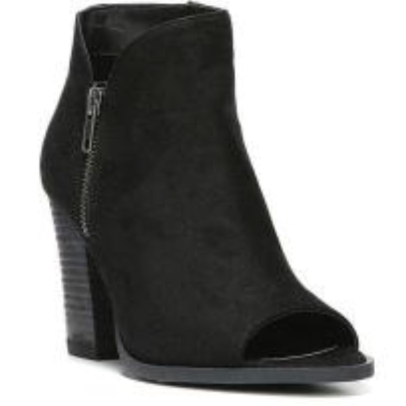 Carlos Santana Jade Booties Size 7.5M Black - Picture 1 of 5